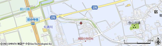 岡山県総社市宿1284周辺の地図