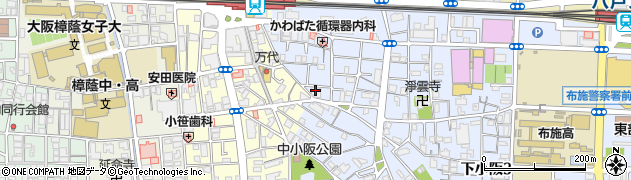 天理教　澁阪分教会周辺の地図