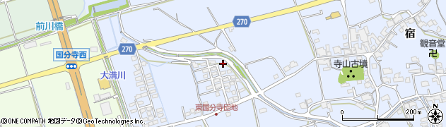 岡山県総社市宿1283周辺の地図
