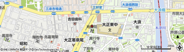 クラスモ大正店周辺の地図