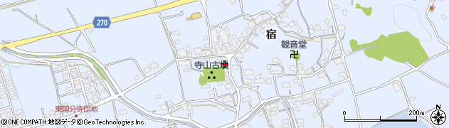 岡山県総社市宿623周辺の地図