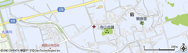 岡山県総社市宿607周辺の地図