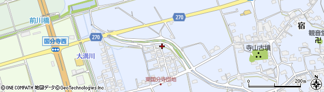 岡山県総社市宿1283-3周辺の地図