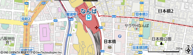 鶴橋風月 なんばCITY南館店周辺の地図