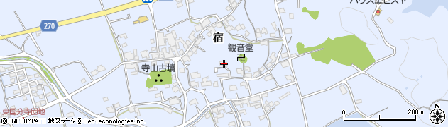岡山県総社市宿726周辺の地図