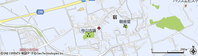 岡山県総社市宿624周辺の地図