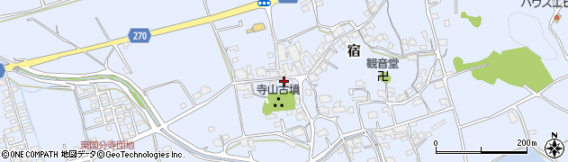 岡山県総社市宿620周辺の地図