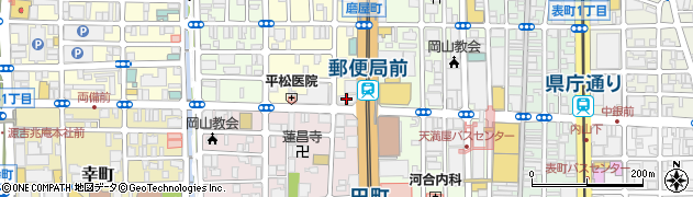 岡山県印刷工業組合周辺の地図