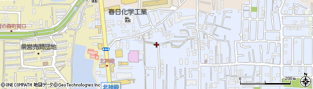 奈良県奈良市神殿町358周辺の地図