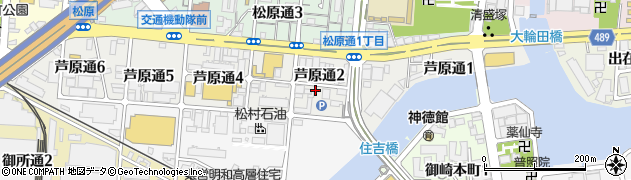 兵庫県神戸市兵庫区芦原通2丁目周辺の地図