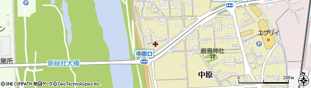 岡山県総社市中原478周辺の地図
