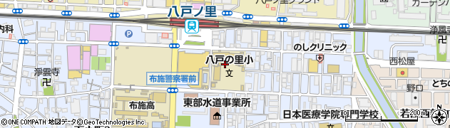 大阪府東大阪市下小阪5丁目周辺の地図