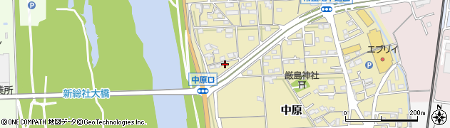 岡山県総社市中原479周辺の地図