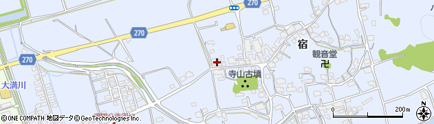 岡山県総社市宿439周辺の地図