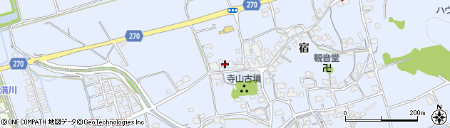 岡山県総社市宿436-1周辺の地図