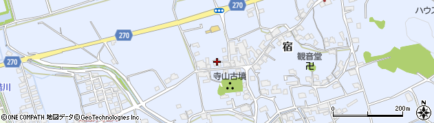岡山県総社市宿435周辺の地図