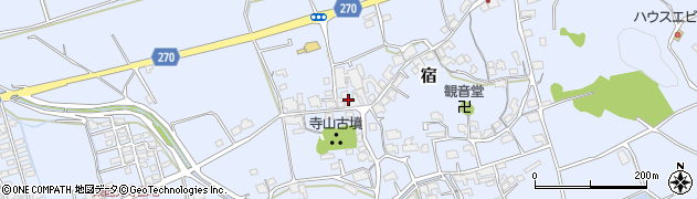 岡山県総社市宿355周辺の地図