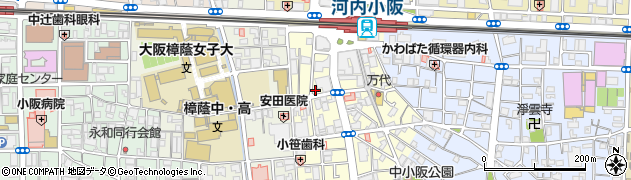大阪府東大阪市小阪本町1丁目2-18周辺の地図