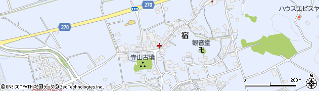 岡山県総社市宿353周辺の地図