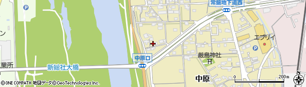 岡山県総社市中原517周辺の地図