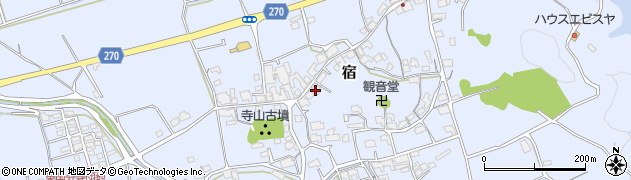 岡山県総社市宿641周辺の地図