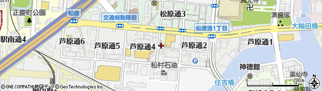 兵庫県神戸市兵庫区芦原通周辺の地図