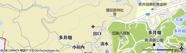 兵庫県神戸市須磨区多井畑岡ノ辻20周辺の地図