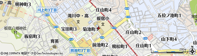 神戸市立板宿小学校周辺の地図