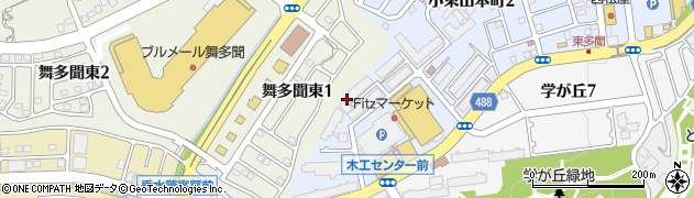 神戸木工センター　協同組合　事務所周辺の地図