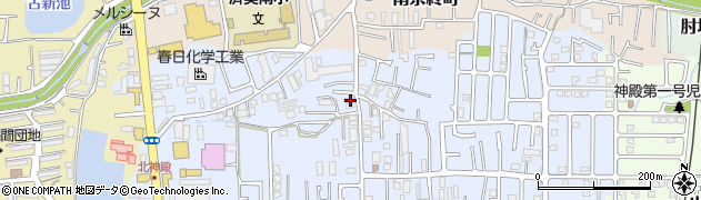 奈良県奈良市神殿町342周辺の地図