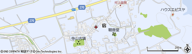 岡山県総社市宿642周辺の地図