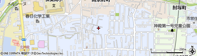 奈良県奈良市神殿町259周辺の地図