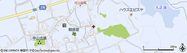 岡山県総社市宿829-3周辺の地図