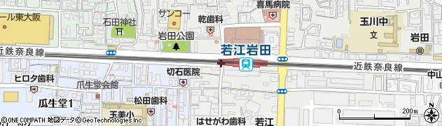 さんきゅう水産 若江岩田店周辺の地図