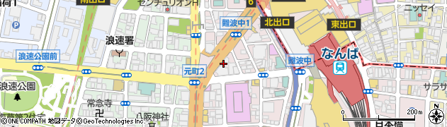 グランパスｉｎｎ大阪周辺の地図