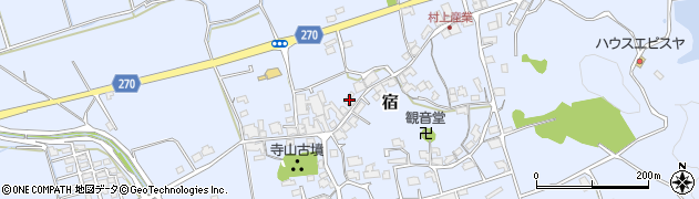 岡山県総社市宿344周辺の地図