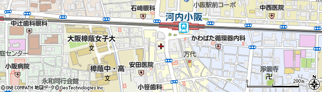 大阪府東大阪市小阪本町1丁目2-8周辺の地図