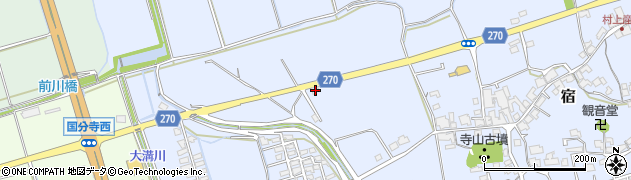岡山県総社市宿531周辺の地図