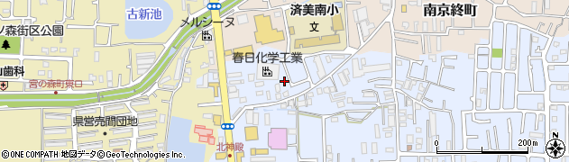 奈良県奈良市神殿町284周辺の地図