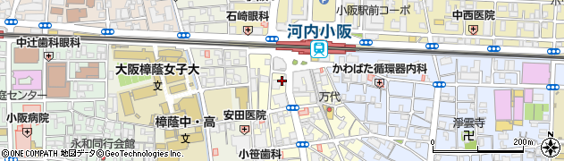 大阪府東大阪市小阪本町1丁目2周辺の地図