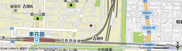 キリスト兄弟団東花園教会周辺の地図