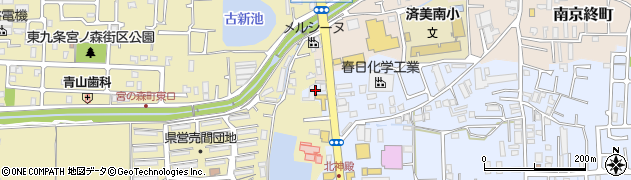 奈良県奈良市神殿町298周辺の地図