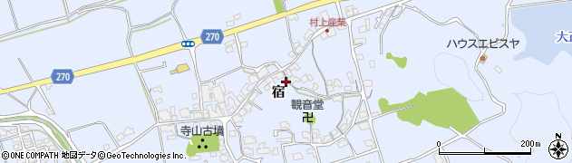 岡山県総社市宿650周辺の地図