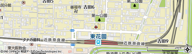 尼崎信用金庫東大阪支店周辺の地図