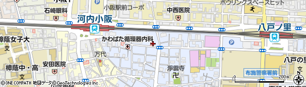 大阪府東大阪市下小阪1丁目2-14周辺の地図