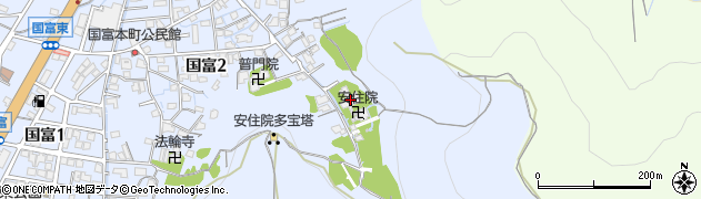 安住院周辺の地図