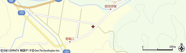 島根県益田市美都町山本217周辺の地図
