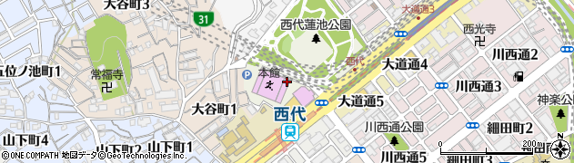兵庫県神戸市長田区蓮池町周辺の地図