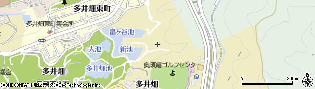 兵庫県神戸市須磨区多井畑（野土）周辺の地図