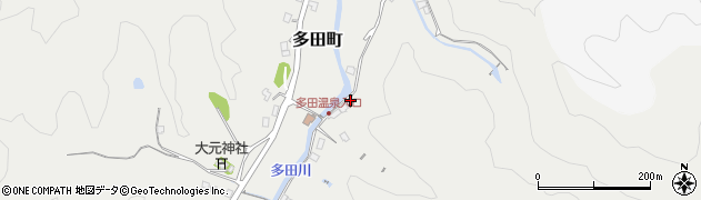 島根県益田市多田町88周辺の地図